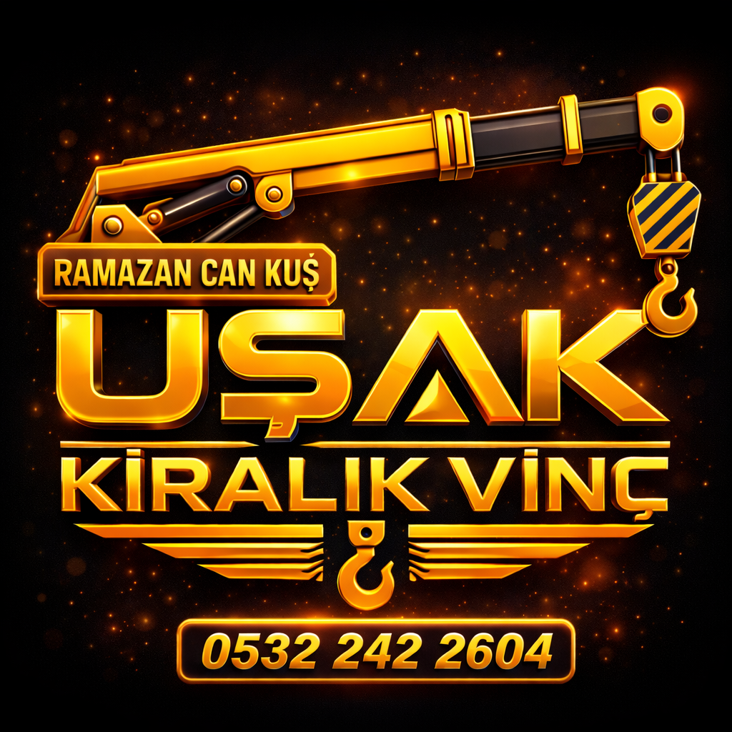  7/24 Hizmetinizdeyiz Uşak'ta Güvenilir Vinç Kiralama Hizmeti